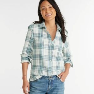 L.L. BEAN plaid shirt